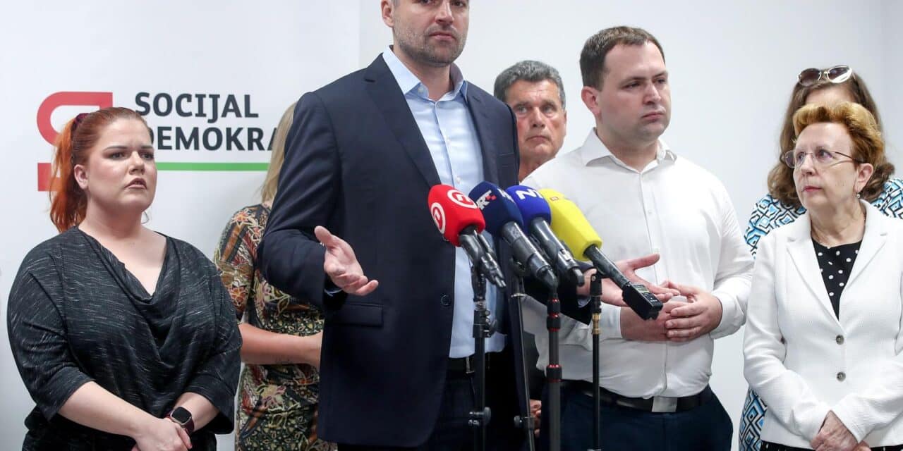 Konferencija za medije udruge Socijaldemokrati grada Zagreba