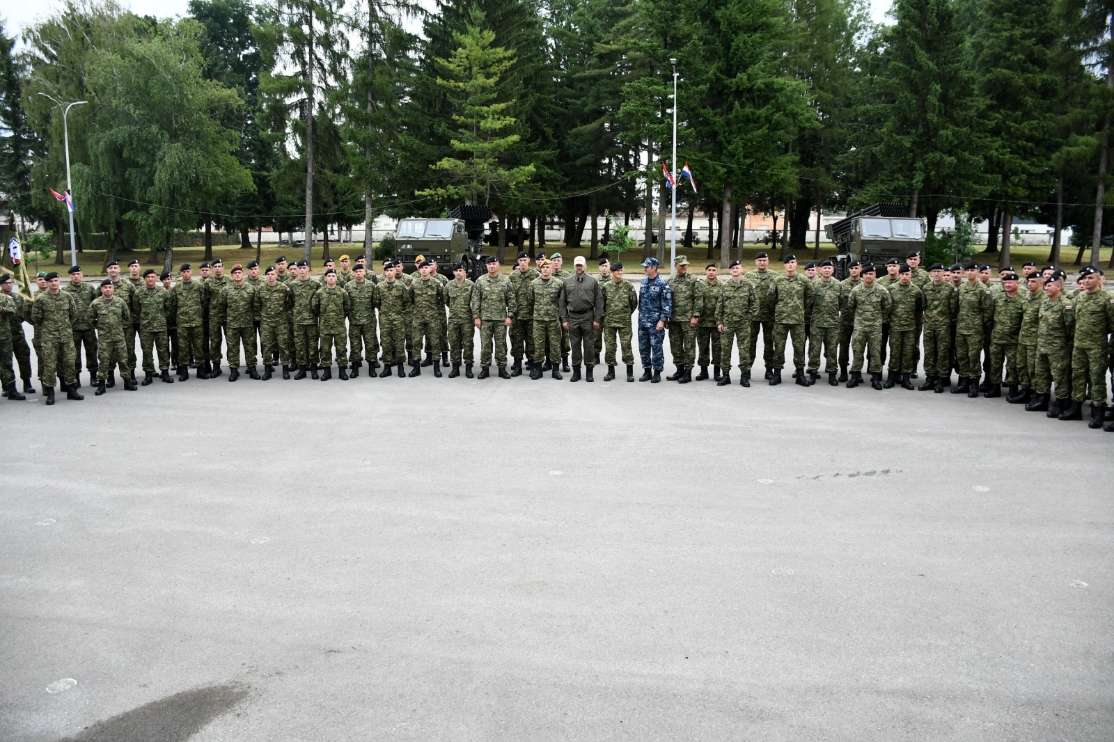 Bjelovar: Svečani ispraćaj pripadnika 8. hrvatskog kontingenta u Poljsku