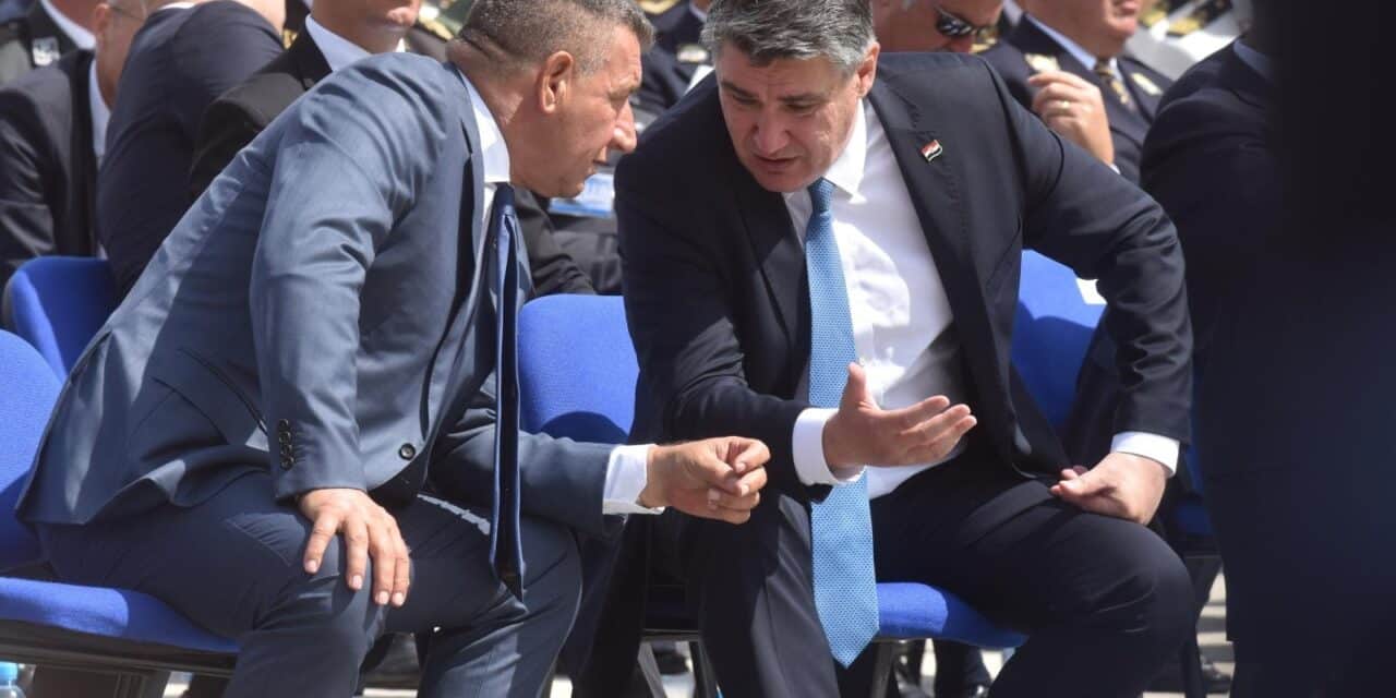 Predsjednik Milanović i Ante Gotovina porazgovarali uoči polaganja vijenaca u Kninu