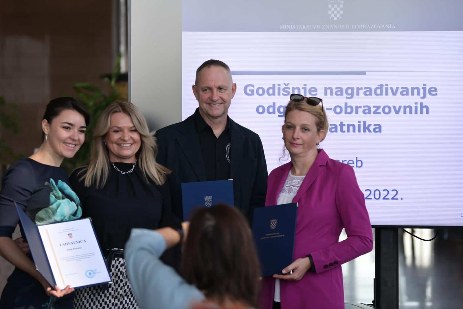 Zagreb: Ministarstvo znanosti i obrazovanja na Svjetski dan učitelja nagradilo je najbolje odgojno-obrazovne djelatnike