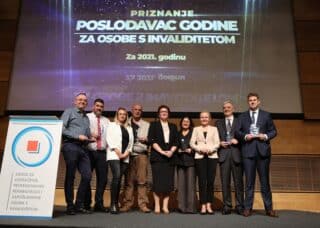 Zagreb: Održana dodjela nagrada Poslodavac godine za osobe s invaliditetom