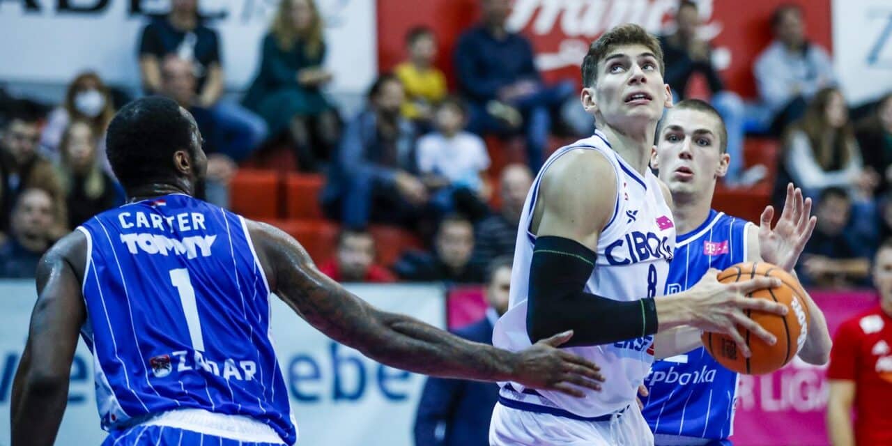 U KC Dražen Petrović odigrana utakmica 9. kola HT Premier lige između KK Cibona i KK Zadar