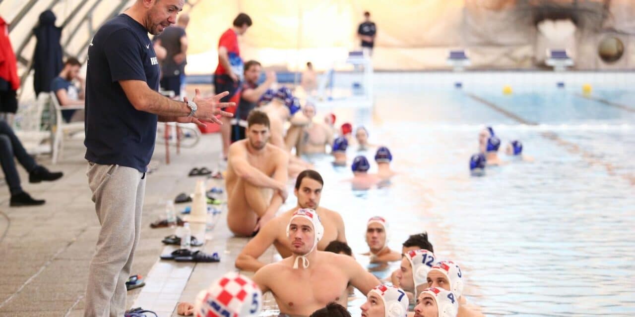 Zagreb: Otvoreni trening vaterpolo reprezentacija Hrvatske i Rusije uoči odlaska na Euro u Budimpeštu