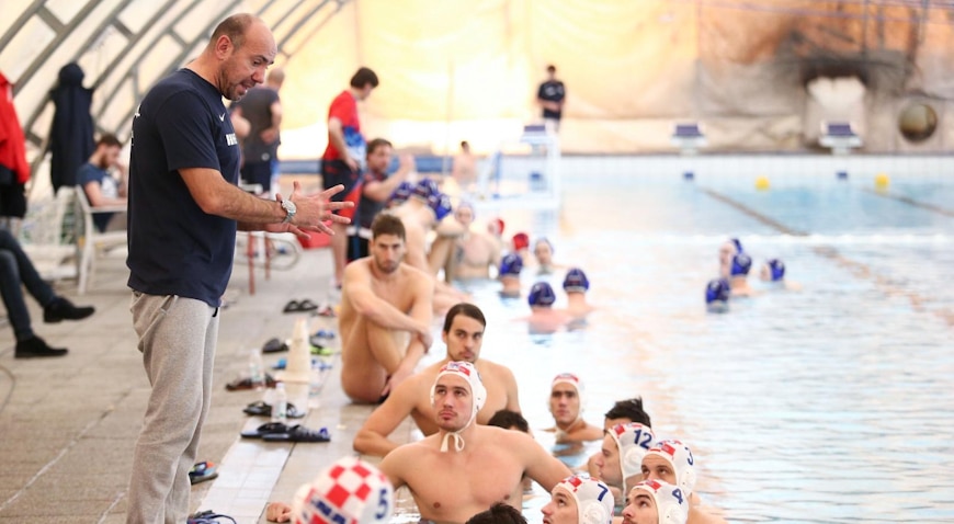Zagreb: Otvoreni trening vaterpolo reprezentacija Hrvatske i Rusije uoči odlaska na Euro u Budimpeštu