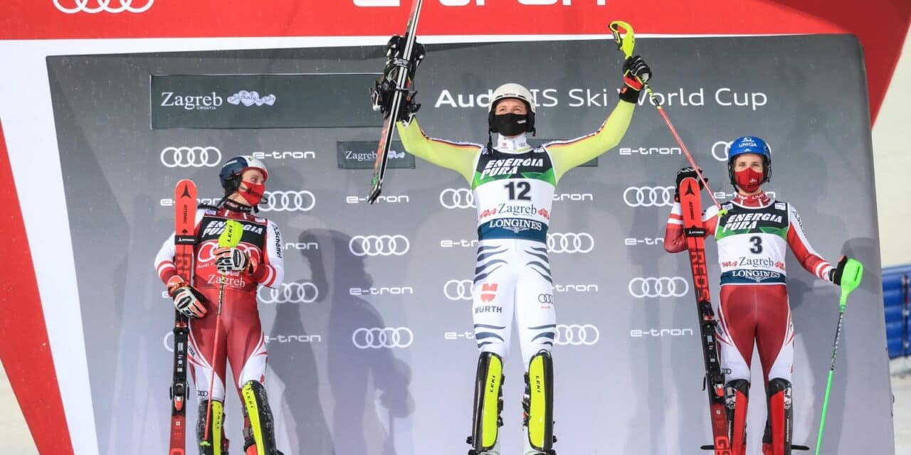 Zagreb: Dodjela medalja muškog slaloma Audi FIS Svjetskog skijaškog kupa