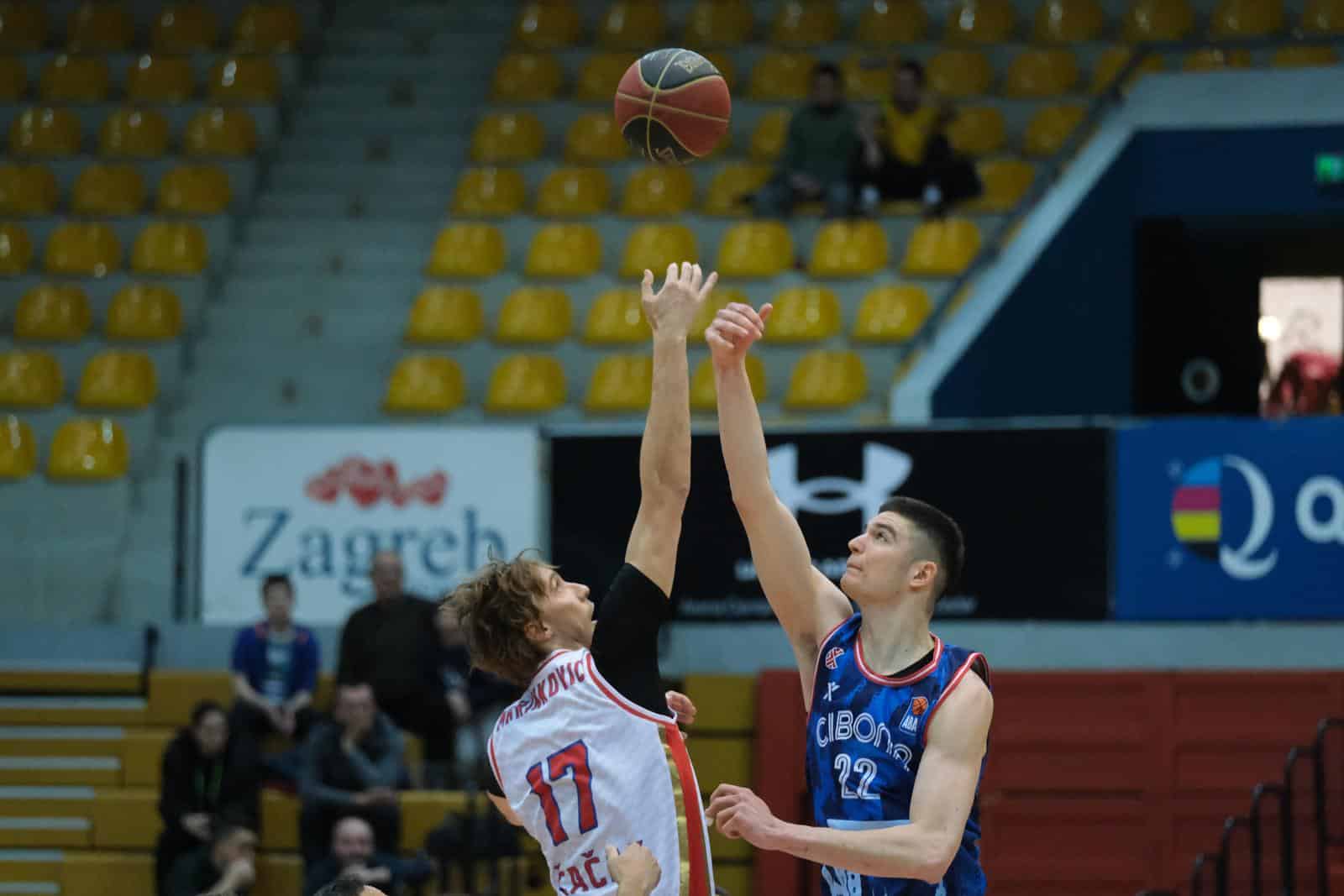 Zagreb: Utakmica 21. kola ABA lige, KK Cibona – KK Borac