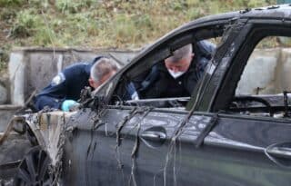 Zagreb: Tijekom noći izgorio BMW