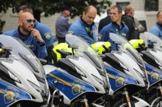 Zagreb: Davor Božinović nazočio programu primopredaje policijskih motocikala