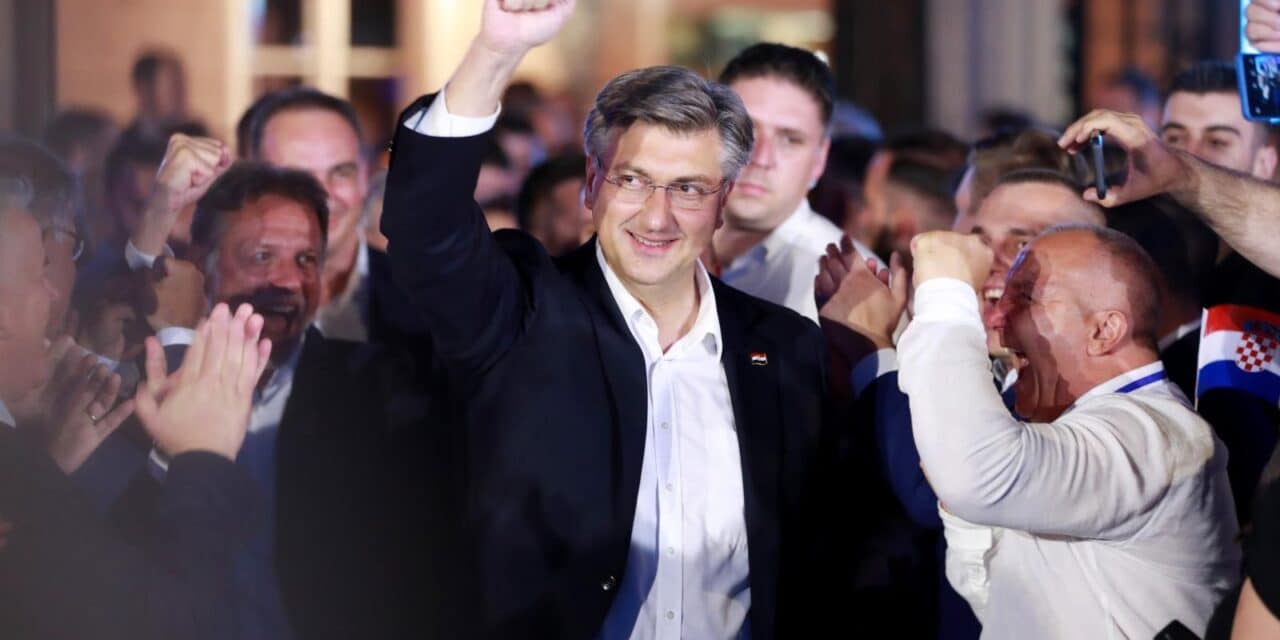 Zagreb: Doček izbornih rezultata u stožeru HDZ-a