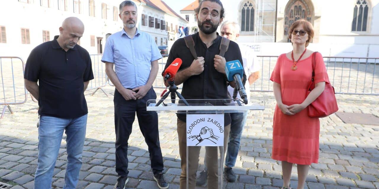 Zagreb: Pokret “Slobodni zajedno” najavio prosvjed pod nazivom “Dajemo vam otkaz”