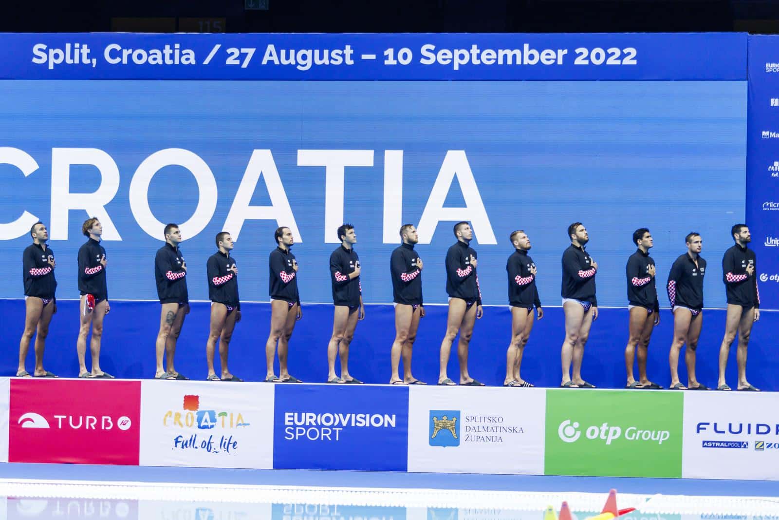Europsko prvenstvo u vaterpolu za muškarce, četvrtfinale, Hrvatska – Gruzija