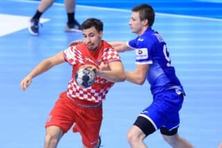Osijek: Hrvatska protiv Rusije u rukometnoj utakmici Croatia Cupa 2022