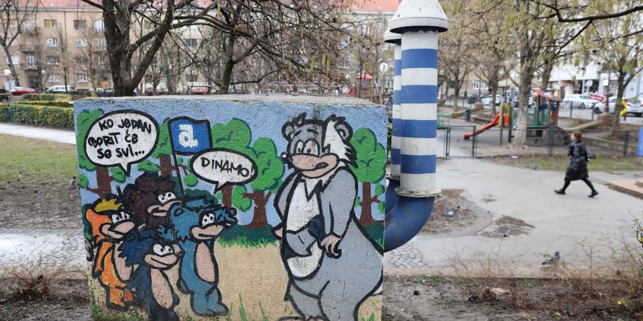 Zagreb: Grafiti Bad Blue Boysa napravljeni po motivima iz crtica