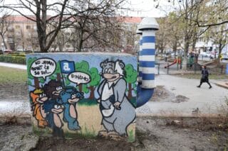 Zagreb: Grafiti Bad Blue Boysa napravljeni po motivima iz crtica