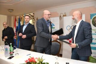 Potpisivanje ugovora o suradnji između Hrvatskog olimpijskog odbora i Daruvarskih toplica