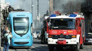 Zagreb: Na krovu tramvaja došlo do požara