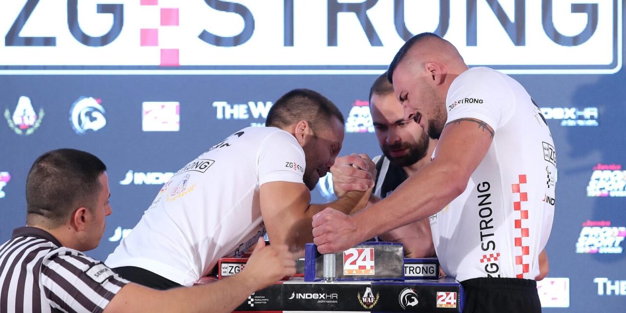 Zagreb: Održan Svjetski kup u obaranju ruke ZG Strong 2019.