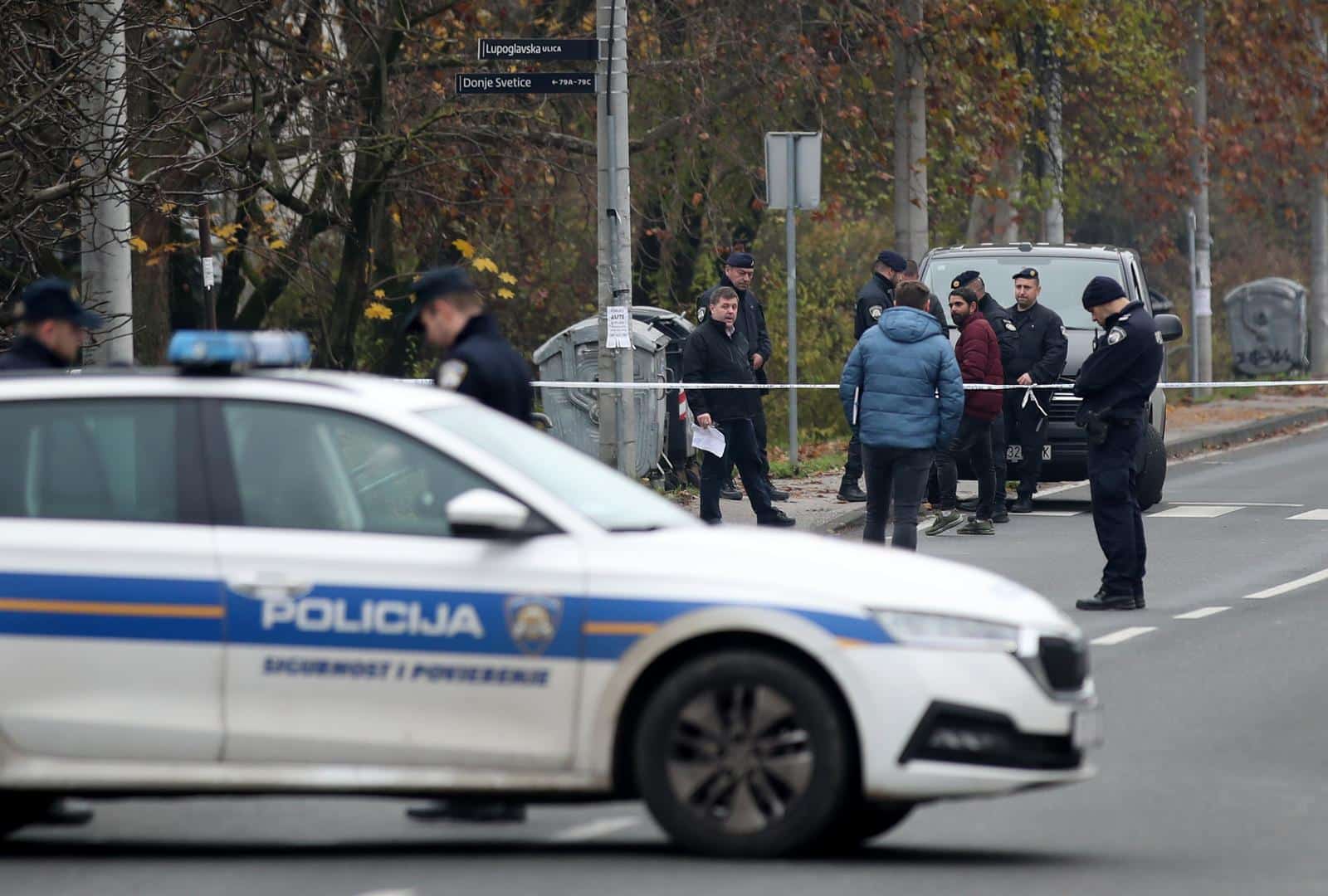Zagreb: Policijski očevid na Donjim Sveticama gdje je došlo do pucnjave