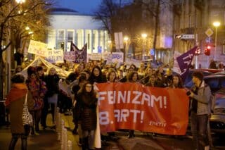 Zagreb: “Noćni marš – 8. mart” u organizaciji feminističkog kolektiva fAKTIV