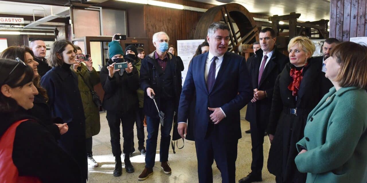 Zagreb: Predsjednik Milanović obišao izložbu “Žene i tehnika” povodom Međunarodnog dana žena