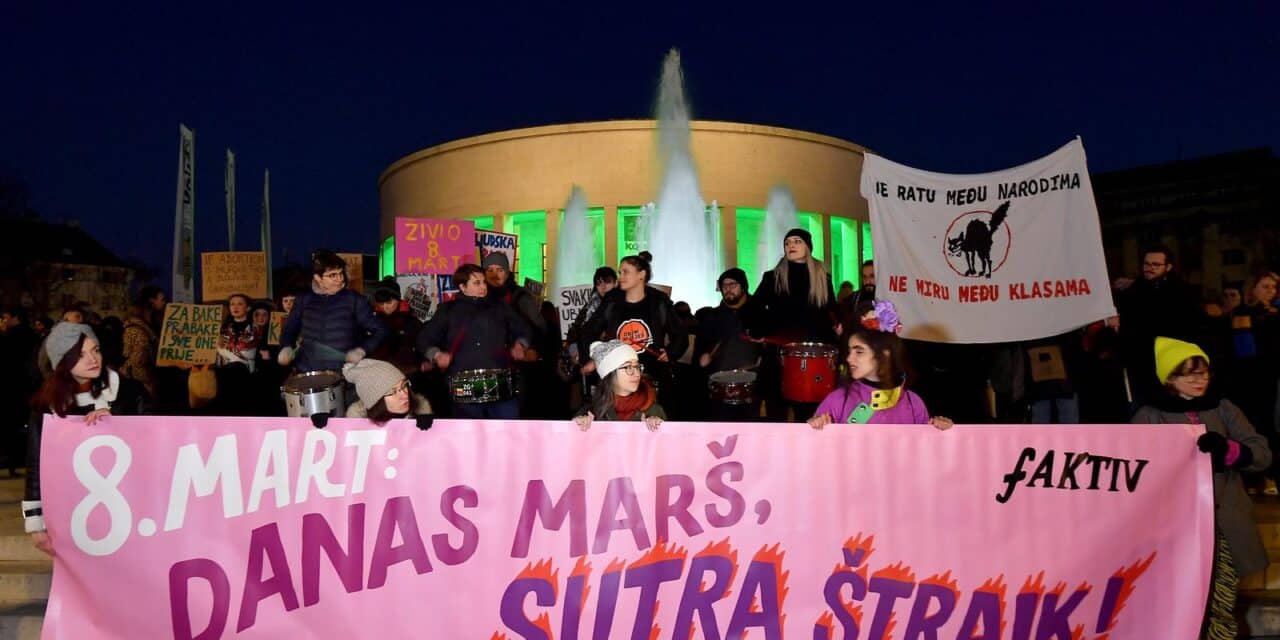 Zagreb: Prosvjedni marš kroz centar grada pod parolom “Danas marš, sutra štrajk”