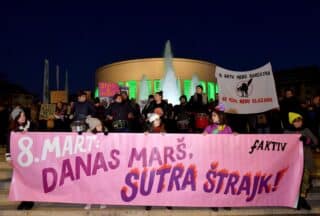 Zagreb: Prosvjedni marš kroz centar grada pod parolom “Danas marš, sutra štrajk”