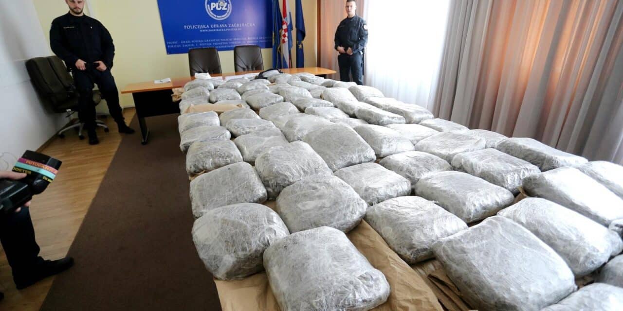 Zagreb: Konferencija za medije policije povodom zapljene veće količine droge