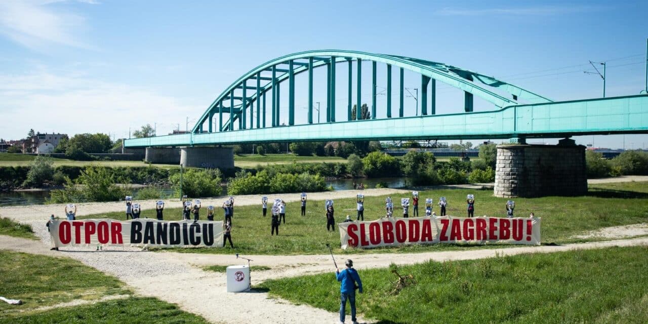Zagreb: Prosvjedna akcija protiv Milana Bandića
