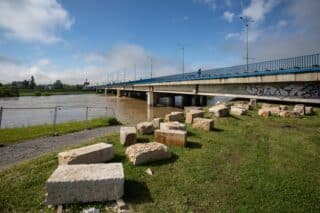 Zagreb: Zbog visokog vodostaja rijeka Sava izlila se iz korita