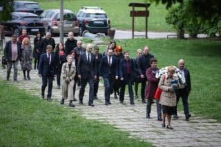 Polaganje vijenaca i obilježavanje Dana pobjede nad fašizmom i Dana oslobođenja Zagreba