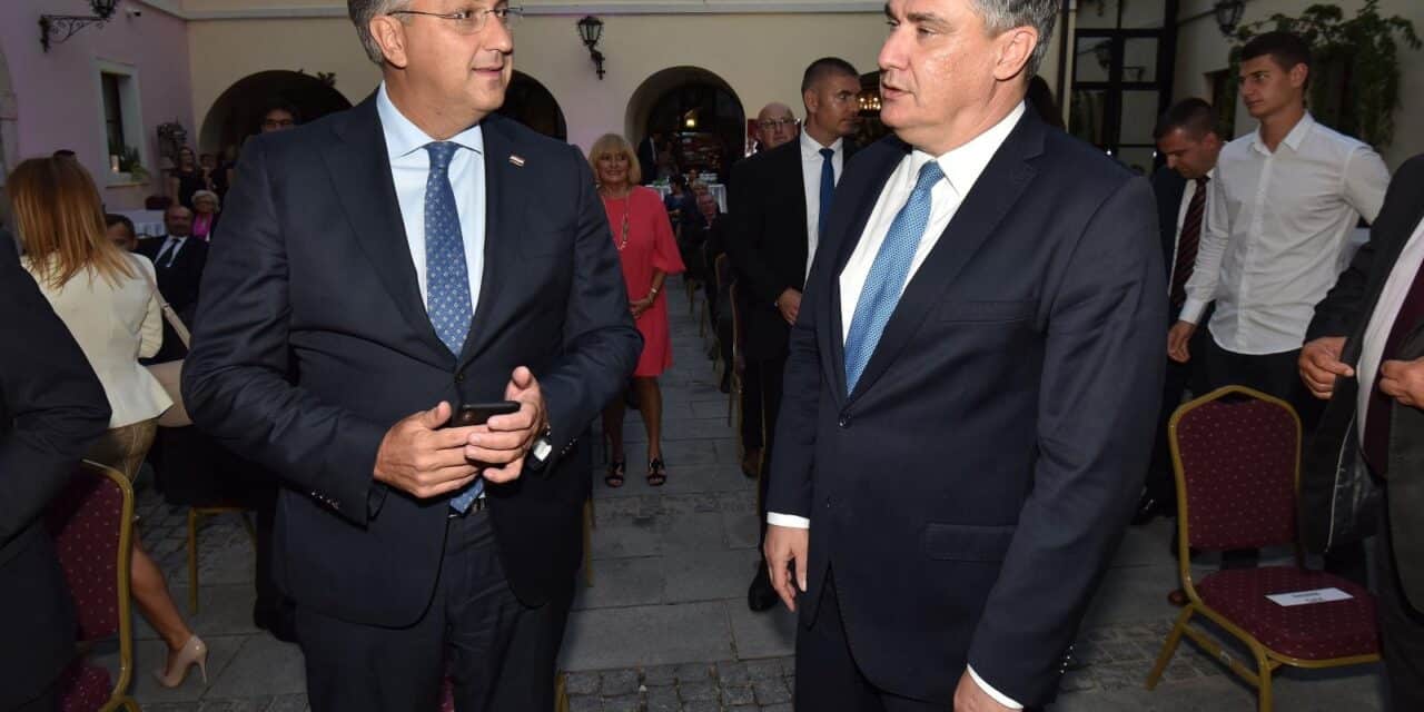 Varaždin: Milanović i Plenković na svečanoj sjednici Varaždinske županije