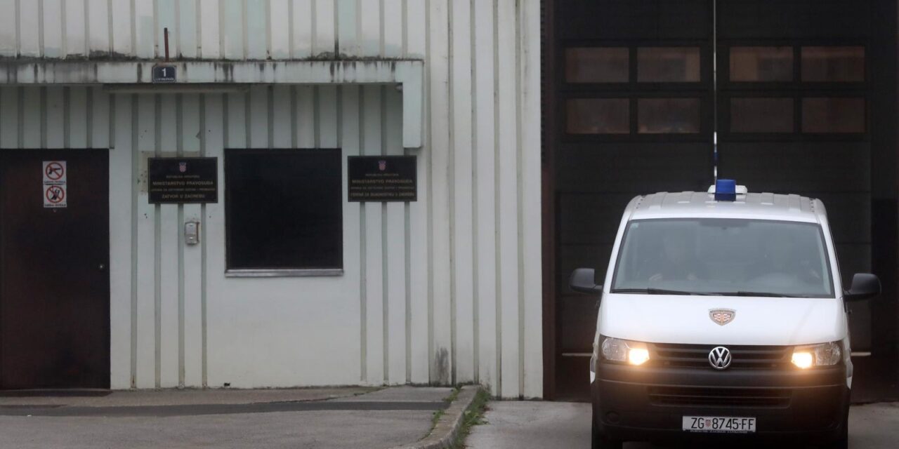 Zagreb: Kombi pravosudne policije napušta remetinečki zatvor