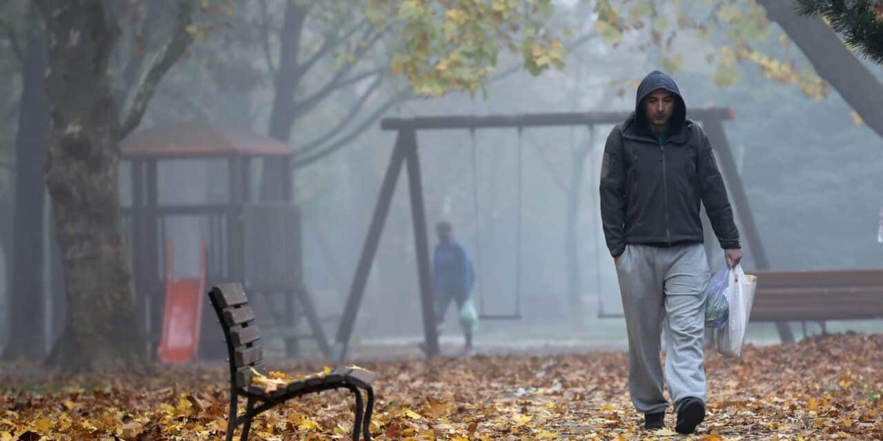 Maglovito jutro u Zagrebu