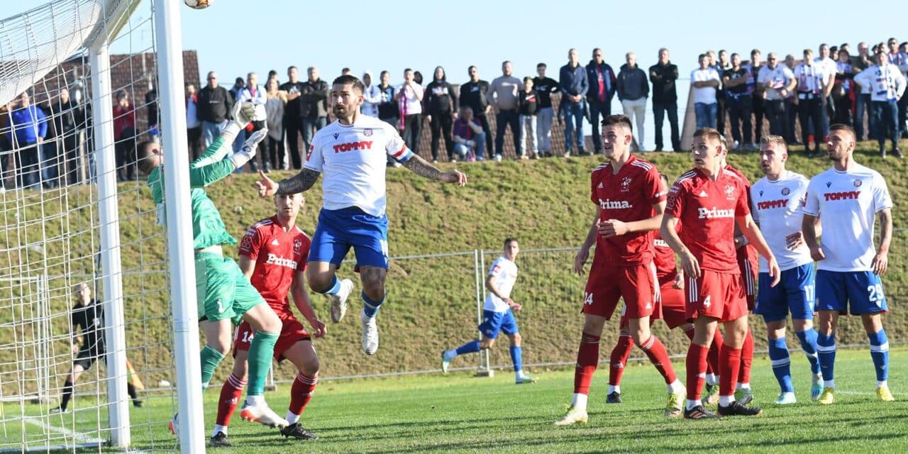Mladost Ždralovi i Hajduk sastali se u osmini finala SuperSport Hrvatskog nogometnog kupa