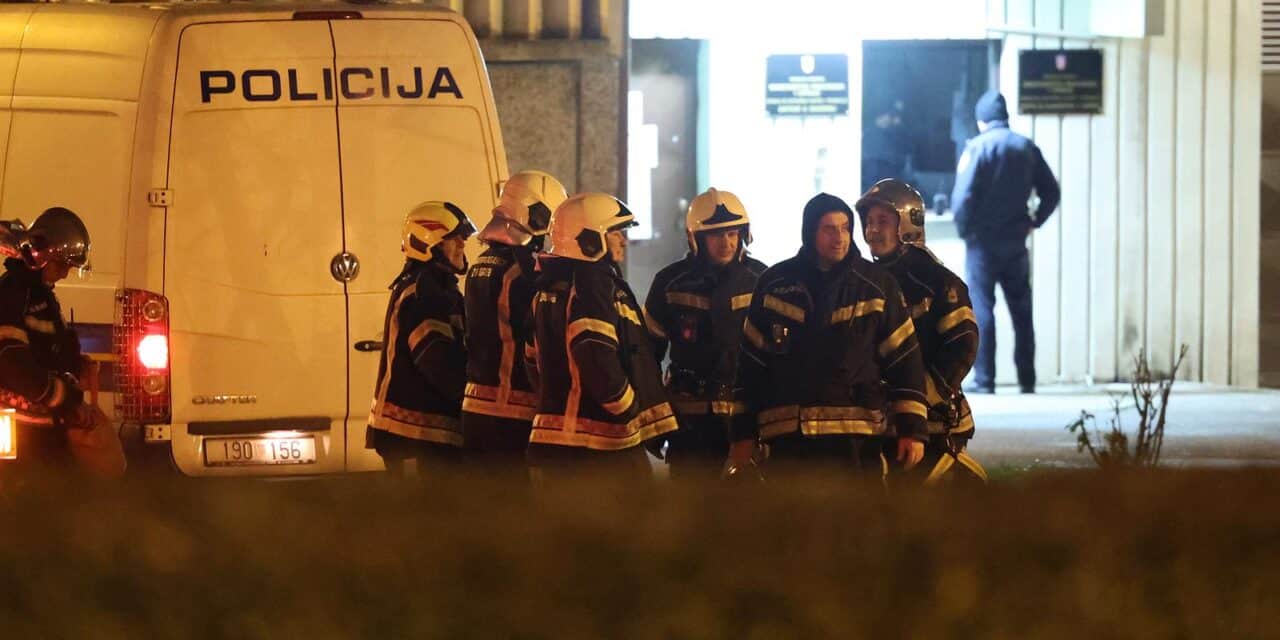 Vatrogasci spašavali odbjeglog zatvorenika čs krova zagrebaćkog zatvora Remetinac