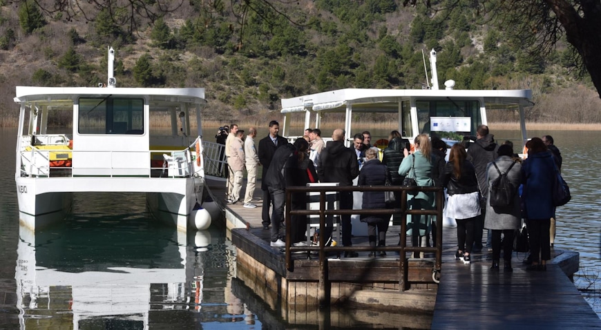 Na Roškom slapu u NP Krka predstavljeni novi elektrobrodovi