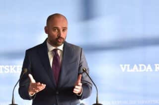 Zagreb: Ministar Ivan Paladina obratio se medijima nakon svog prvog sudjelovanja na sjednici Vlade