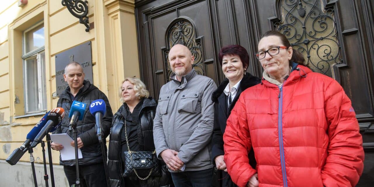 Zagreb: Konferencija za medije Renata Peteka i bivših radnika Diokija i Kamenskog