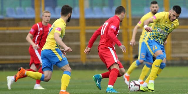 Zagreb: NK Inter Zaprešić i NK Rudeš u 33. kolu Prve HNL