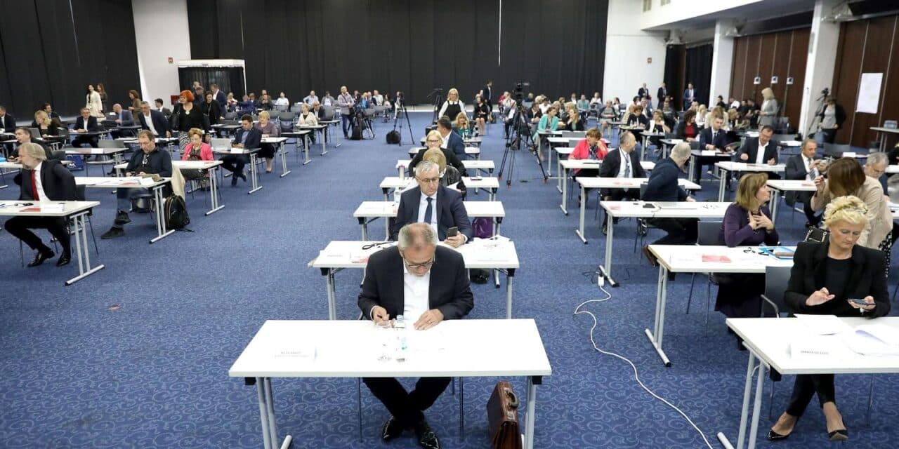 34. sjednica Gradske skupštine Grada Zagreba u Kongresnoj dvorani Zagrebačkog velesajma