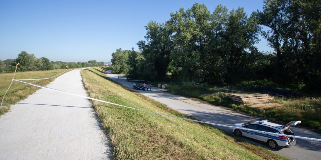 Zagreb: Policijski očevid oko vozila parkiranog na cesti kod jarunskog jezera