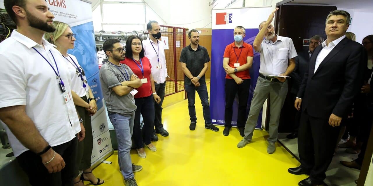 Milanović posjetio IRB povodom Nacionalnog dana Nikole Tesle