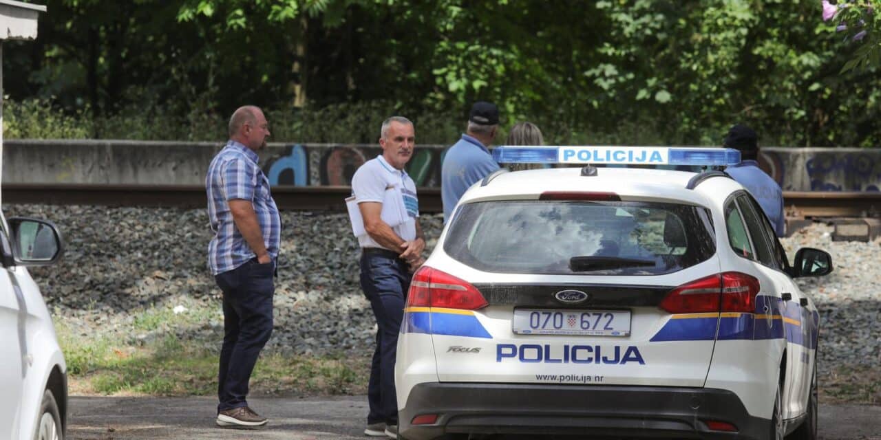 Osijek: Policijski očevid uz prugu gdje je pronađeno tijelo muškarca