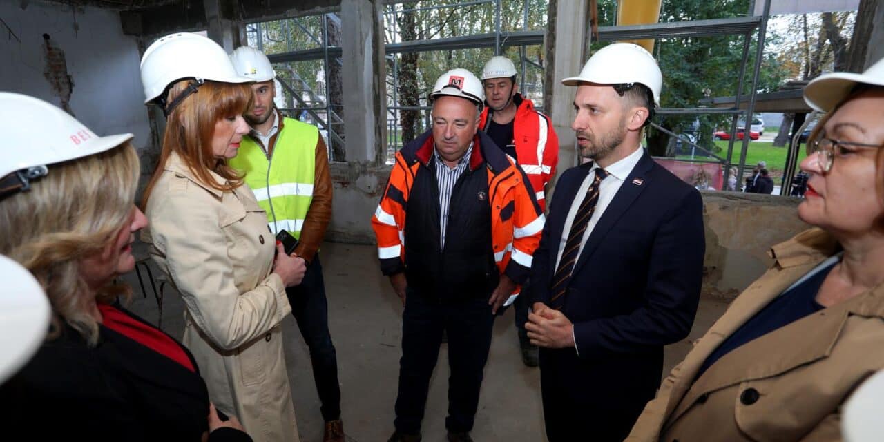 Karlovac: Ministar Piletić obišao gradilište novog Centra za socijalnu skrb