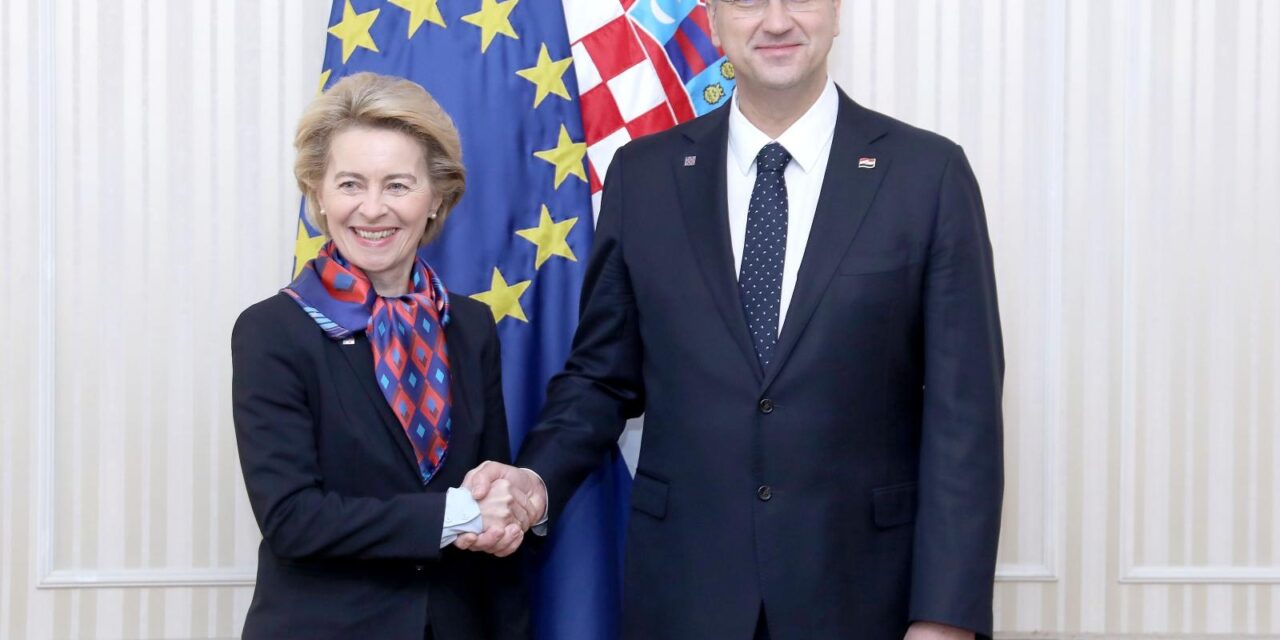 Zagreb: Sastanak Andreja Plenkovića i Ursule von der Leyen