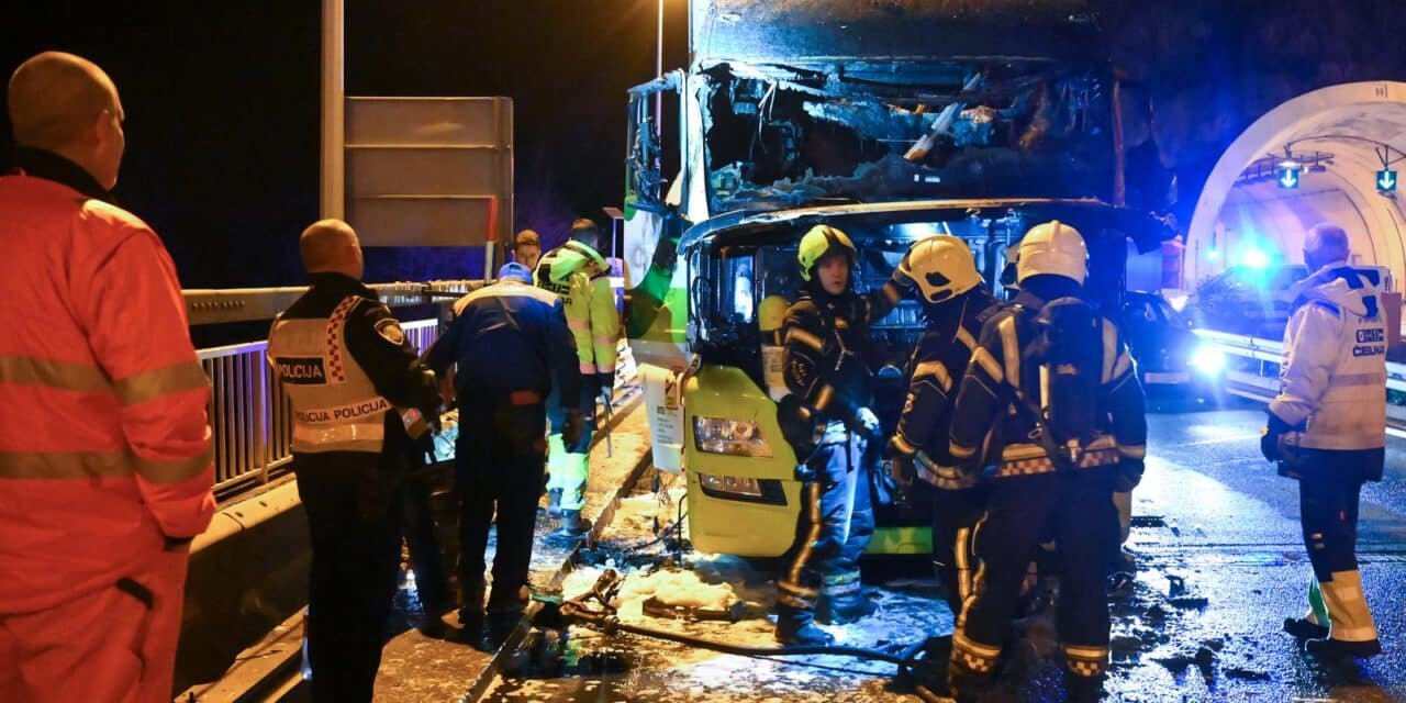 Rijeka: Na obilaznici kod tunela Katarina zapalio se kamion