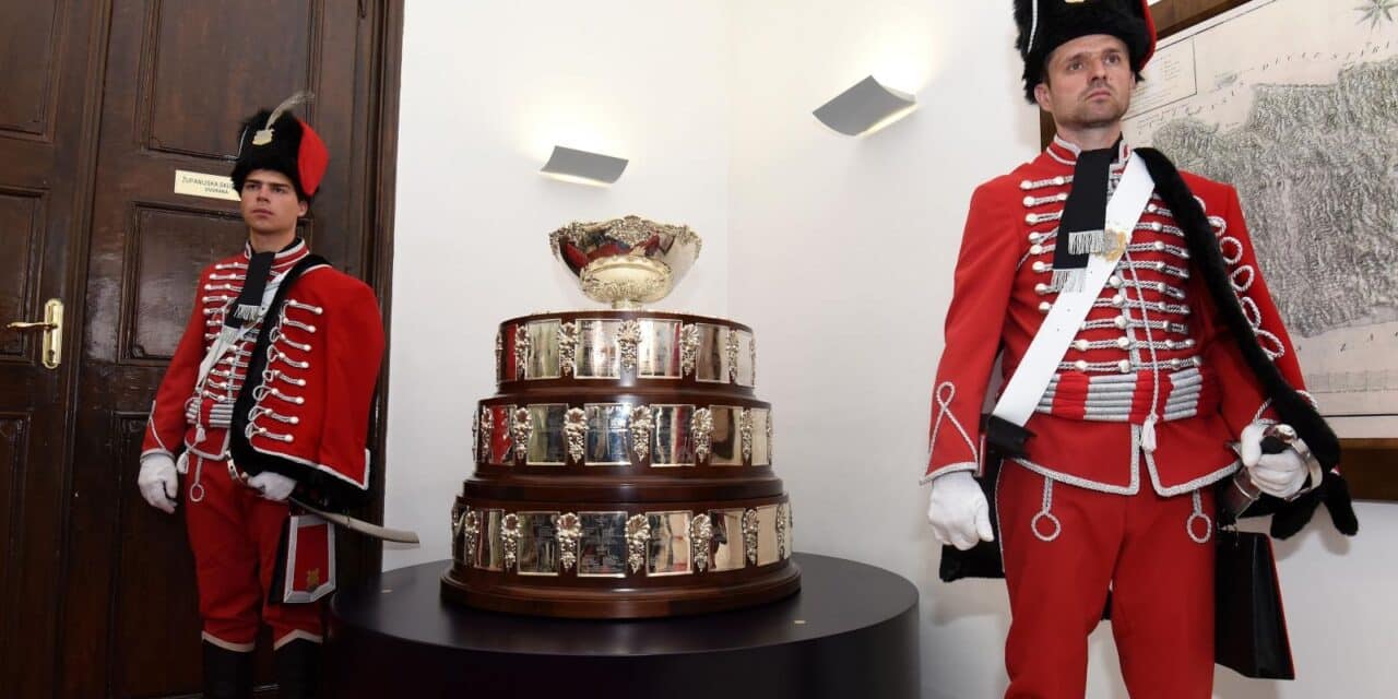 Varaždin: Predstavljanje Davis Cup trofeja