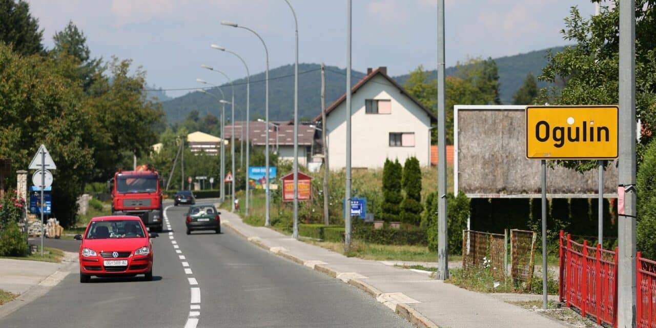 10.08.2018., Ogulin – Vizure centra grada.Photo: Borna Filic/PIXSELL