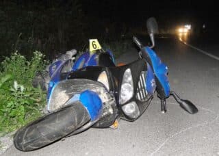 moped motor nesreća