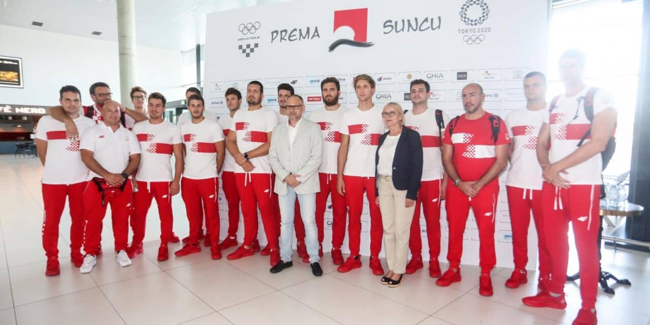 Povratak vaterpolo reprezentacije iz Tokija